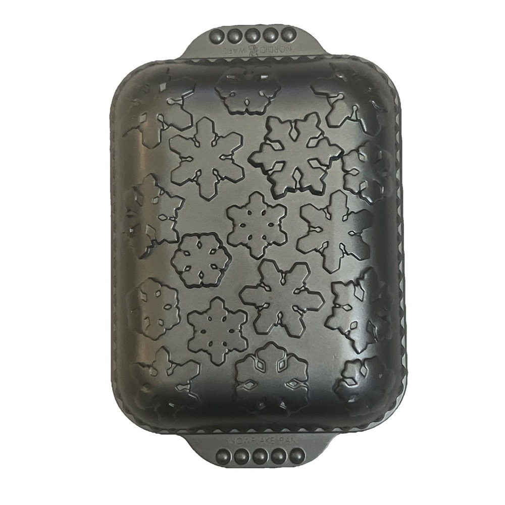 Nordic Ware Snowflake Baking Cake Pans‎ Heavy Cast Aluminum Christmas Winter